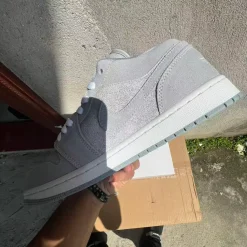 AJ 1 Low SE 'Light Iron Ore Grey' Shoes Sneakers – nk0005428 - Image 4