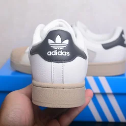 AD Superstar II "Core White / Core Black / Khaki Three" Shoes Sneakers - nk0005443 - Image 3
