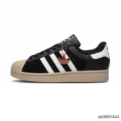 Alternative view of AD Superstar II Core Black / Core White / Khaki Three Shoes Sneakers - nk0005444