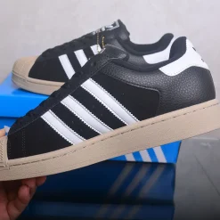 AD Superstar II Core Black / Core White / Khaki Three Shoes Sneakers - nk0005444 - Image 7