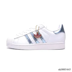 Alternative view of AD Superstar White Silver Metallic Shoes Sneakers - nk0005445
