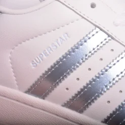 AD Superstar White Silver Metallic Shoes Sneakers - nk0005445 - Image 6