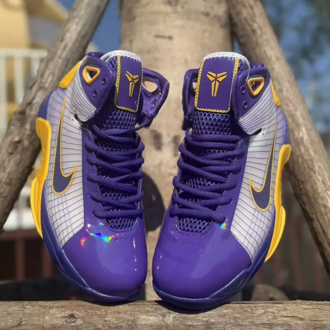 NK Hyperdunk 2008 Kobe Bryant "Lakers Home" Player Edition Shoes Sneakers - nk0005463 - Image 5
