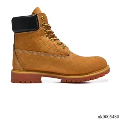 SUP x TBL 6 Inch Premium Waterproof Boot 'Embossed Diamond Plate - Wheat' Shoes Sneakers - nk0005480