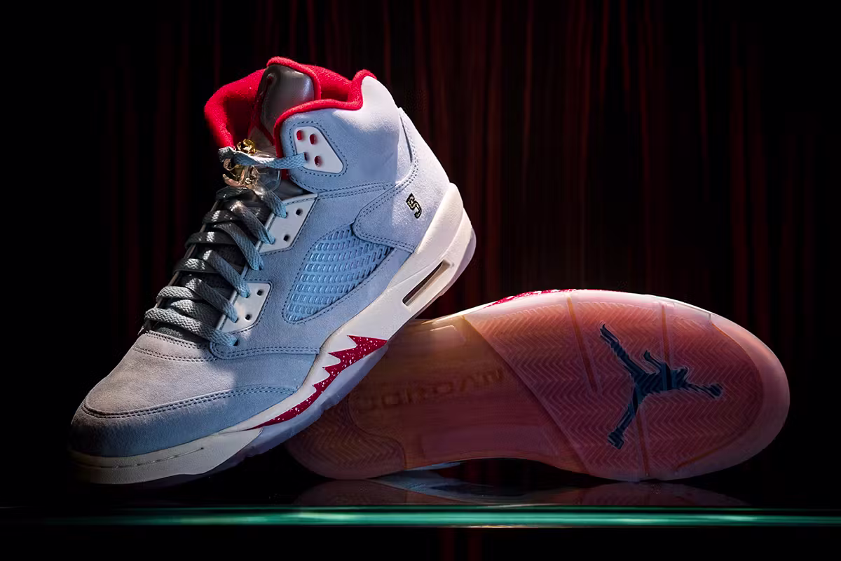 Hidden details on the Air Jordan 5 Trophy Room