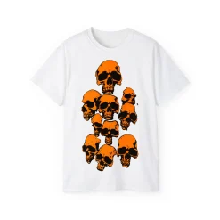 Halloween Skulls T-Shirt – POD0013 - Image 4