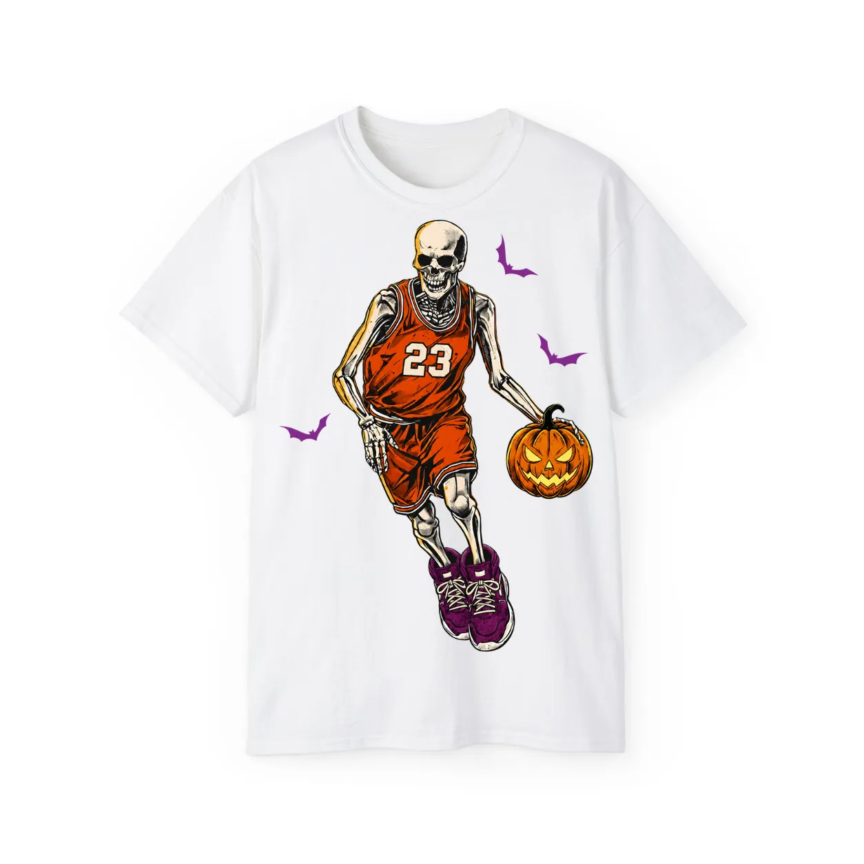Halloween Basketball T-Shirt – POD0017 - Image 3
