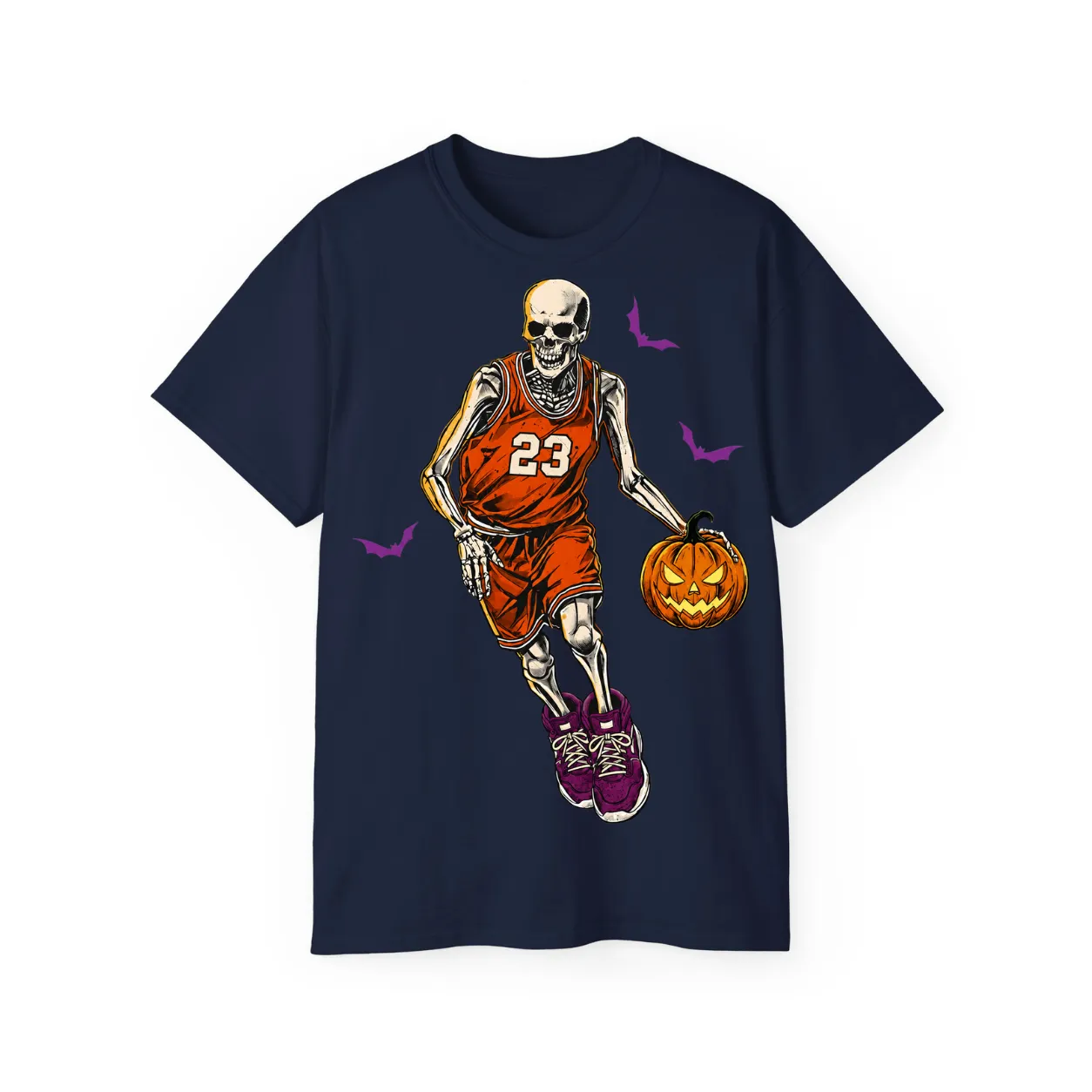Halloween Basketball T-Shirt – POD0017 - Image 4
