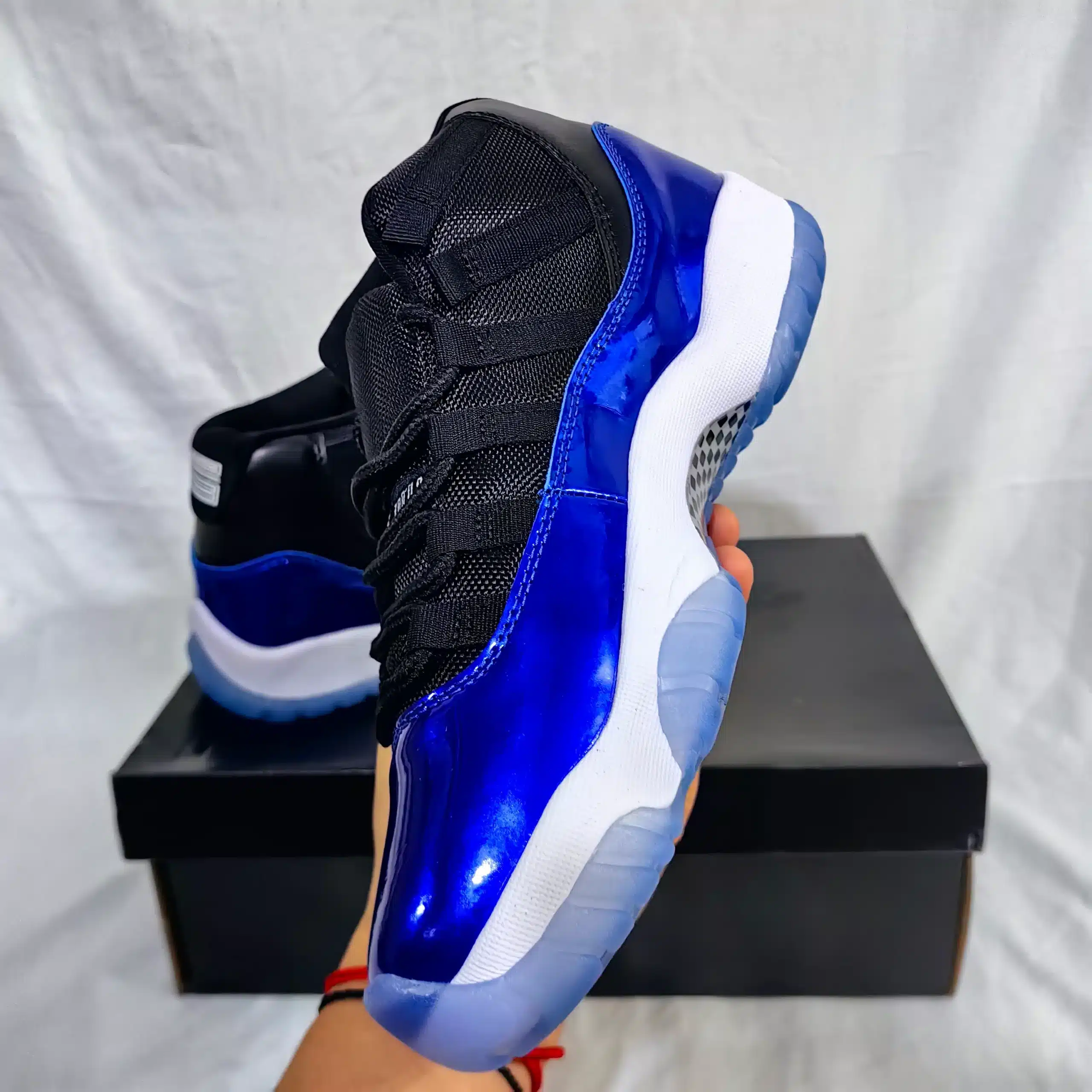 Air Jordan 11 Retro Blue Black Shoes Sneakers - nk0005237 - Image 9