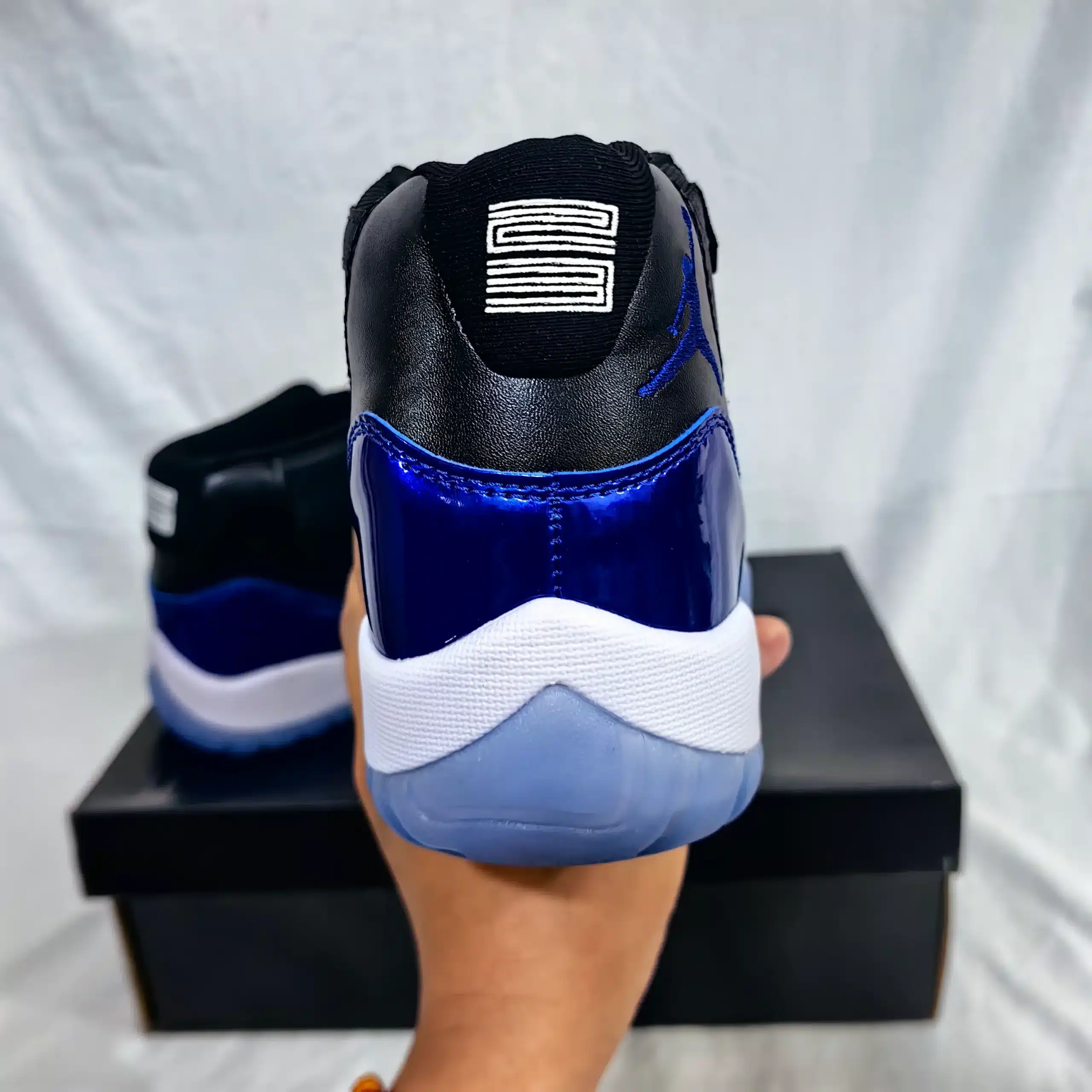 Air Jordan 11 Retro Blue Black Shoes Sneakers - nk0005237 - Image 8