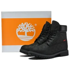 Supreme x TBL 6-Inch Premium Waterproof Boot 'Embossed Diamond Plate - Black' Shoes Sneakers - nk0005495 - Image 3