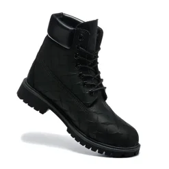 [PREMIUM] SUP x TBL 6-Inch Premium Waterproof Boot 'Embossed Diamond Plate - Black' Shoes Sneakers - nk0005504 - Image 6