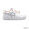 A Bathing Ape Bape Sta BAPY White Pink Shoes Sneakers - nk0005513