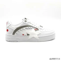 A Bathing Ape Bape Sta OS Shark White Shoes Sneakers - nk0005514