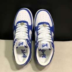 A Bathing Ape Bape Sta #5 Blue Shoes Sneakers - nk0005518 - Image 6
