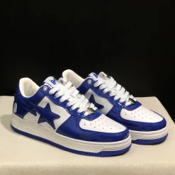 A Bathing Ape Bape Sta #5 Blue Shoes Sneakers - nk0005518 - Image 8