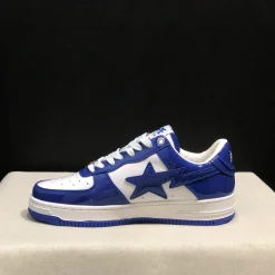 A Bathing Ape Bape Sta #5 Blue Shoes Sneakers - nk0005518 - Image 9