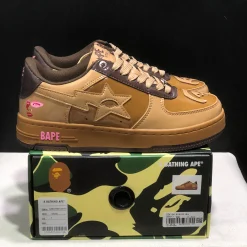 A Bathing Ape Bape Sta KidSuper Brown Shoes Sneakers - nk0005519 - Image 10