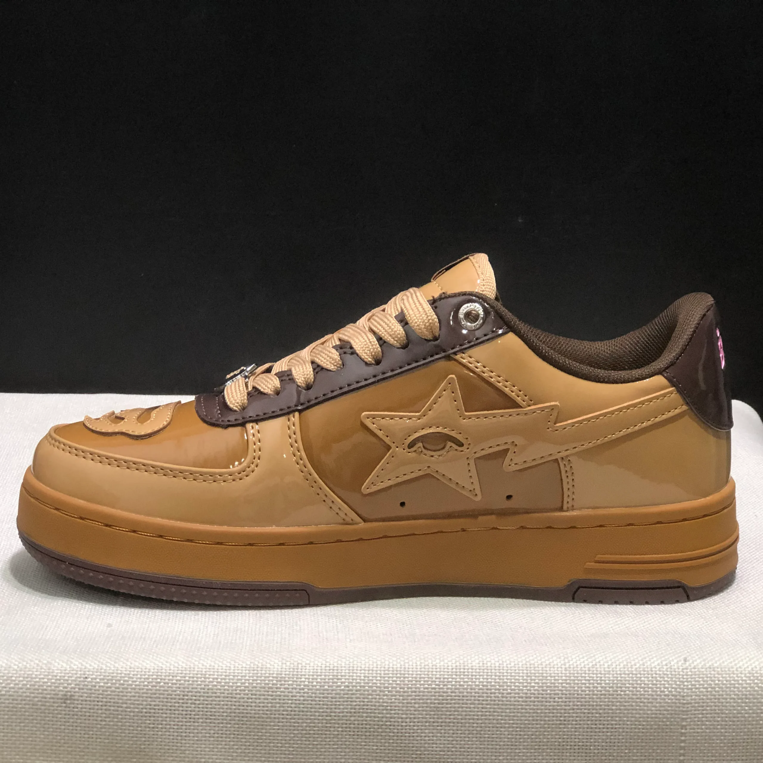 A Bathing Ape Bape Sta KidSuper Brown Shoes Sneakers - nk0005519 - Image 5