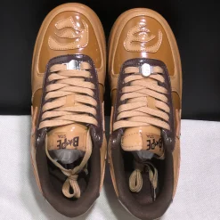 A Bathing Ape Bape Sta KidSuper Brown Shoes Sneakers - nk0005519 - Image 8