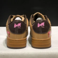A Bathing Ape Bape Sta KidSuper Brown Shoes Sneakers - nk0005519 - Image 9