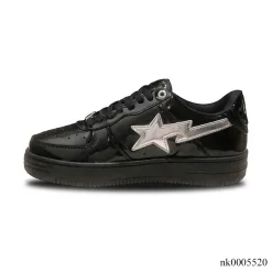 Alternative view of A Bathing Ape Bape Sta #2 Black White Shoes Sneakers - nk0005520