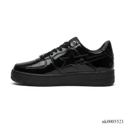 Alternative view of A Bathing Ape Bape Sta Low Patent Black Shoes Sneakers - nk0005521