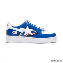 Bapesta Low M1 'Shark Face - Blue' Shoes Sneakers - nk0005526
