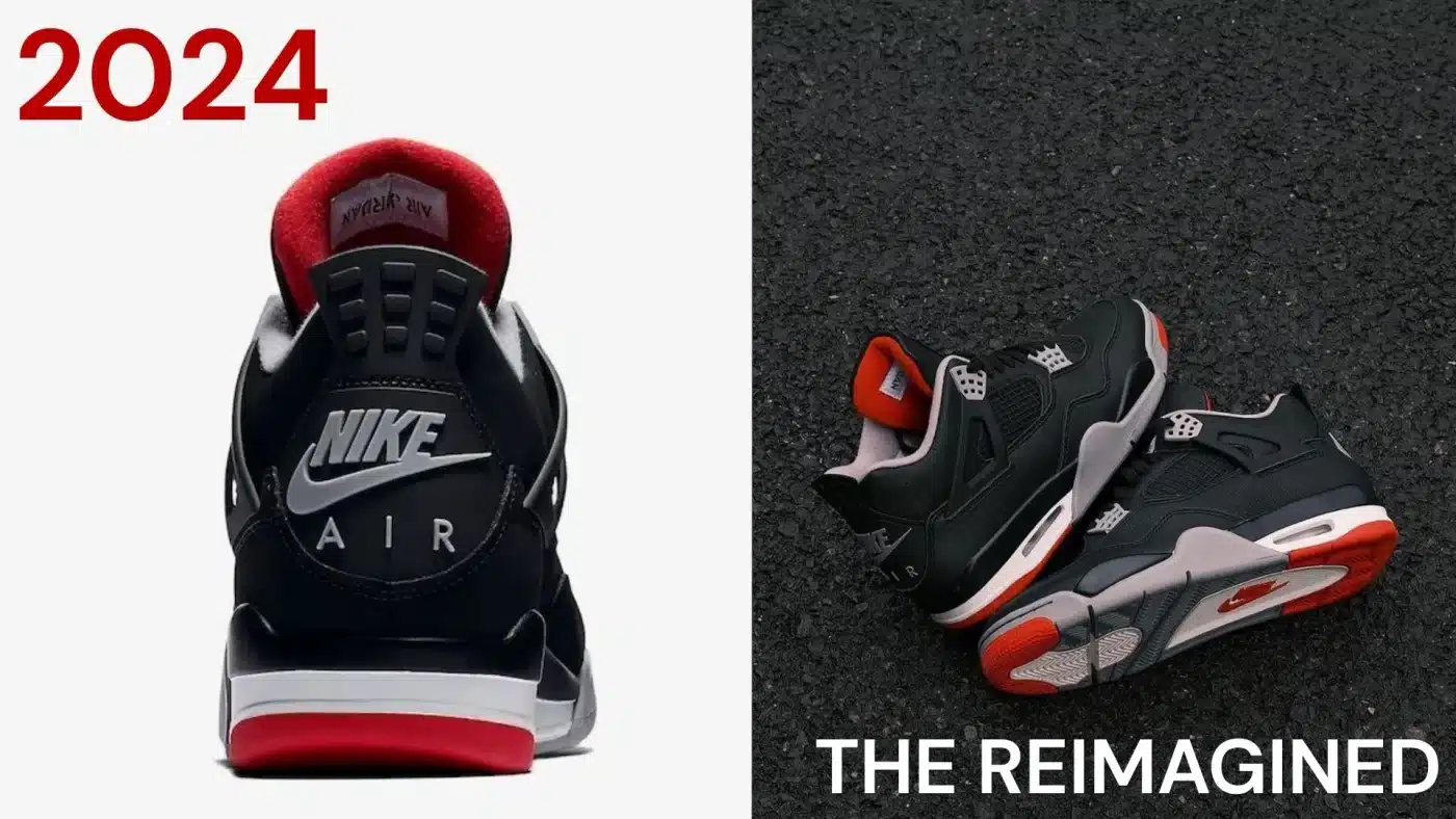 Air Jordan 4 "Bred" Reimagined 2024 version