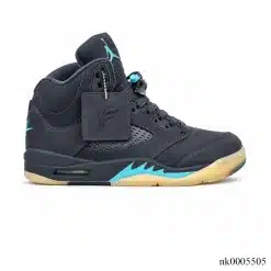 Air Jordan 5 Retro SoleFly Black Aurora Green Shoes Sneakers - nk0005505