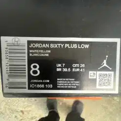 Jordan Sixty Plus Low "Tour Yellow" Shoes Sneakers – nk0005542 - Image 5