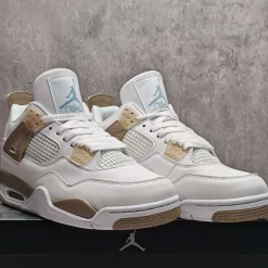 AJ 4 Retro Linen Shoes Sneakers – nk0005548 - Image 8