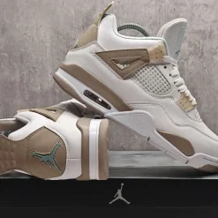 AJ 4 Retro Linen Shoes Sneakers – nk0005548 - Image 7