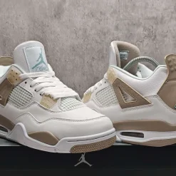 AJ 4 Retro Linen Shoes Sneakers – nk0005548 - Image 3