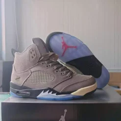 Undefeated x AJ 5 "Moon Fossil" Shoes Sneakers - nk0005595 - Image 4