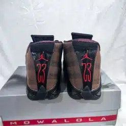 Mowalola x AJ 14 Retro 'Burnt Red' Shoes Sneakers - nk0005620 - Image 6